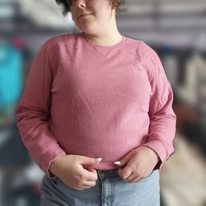 Sonoma Muted Pink Crewneck Sweatshirt XL